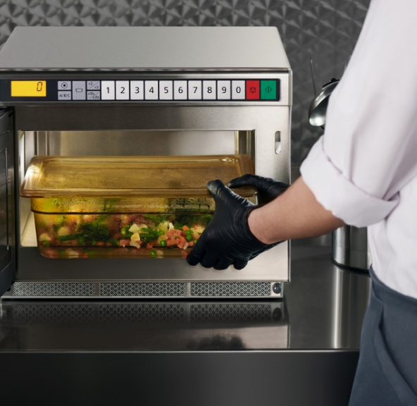 Panasonic 18L Professional Inverter Microwave - Stainless Steel