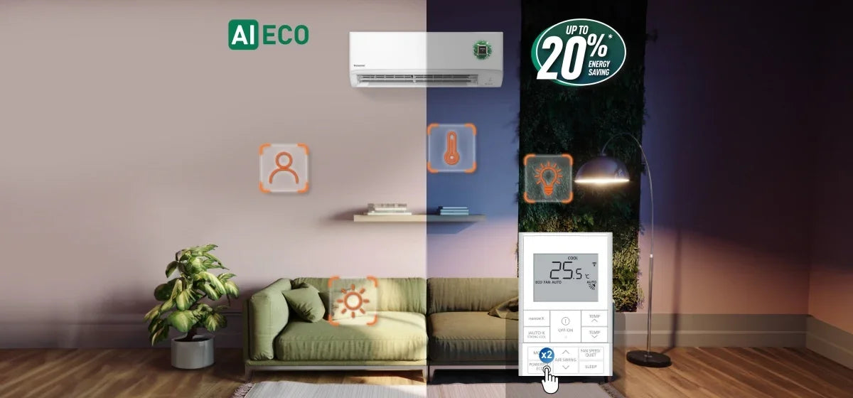 Panasonic 2.05 / 2.8kW Highwall Aero Indoor Pump Air Conditioner - LX2001 - Homewares, Outdoor, Phone Accessories, Cases, Speakers, Headphones + More -