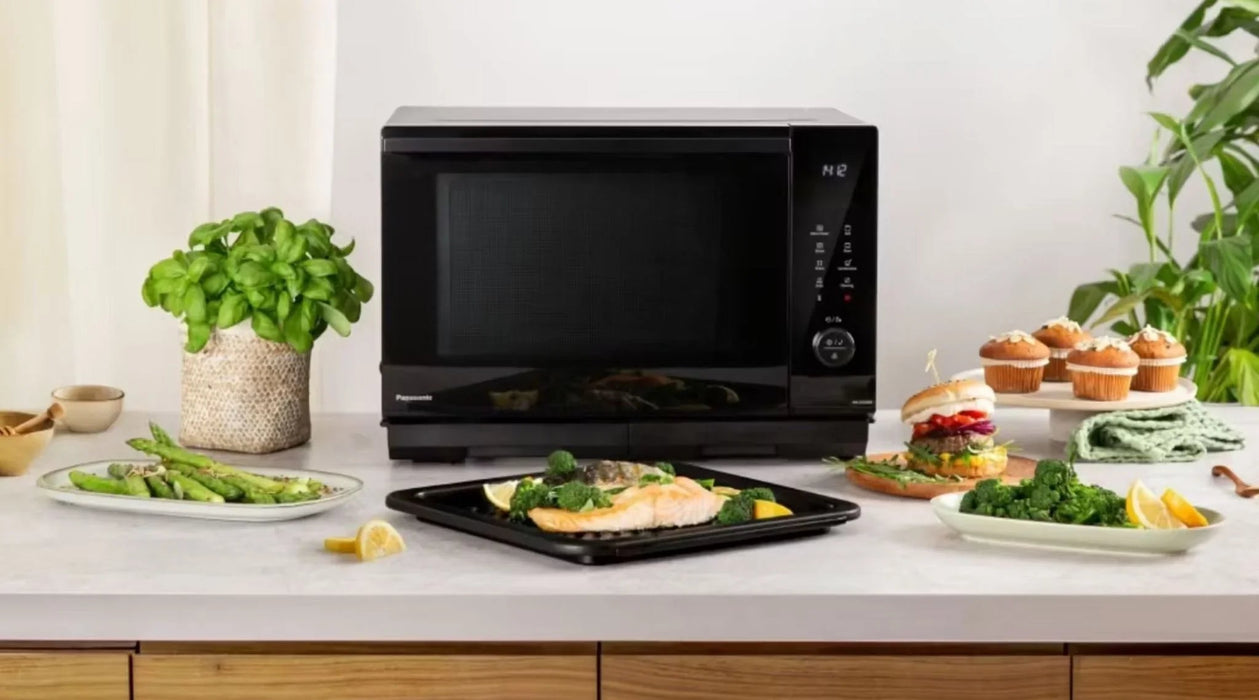 Panasonic 27L Combination Flatbed Inverter 1000W Microwave - Black NN-DS59NBQPQ - LX2001 - Homewares, Outdoor, Phone Accessories, Cases, Speakers, Headphones + More -