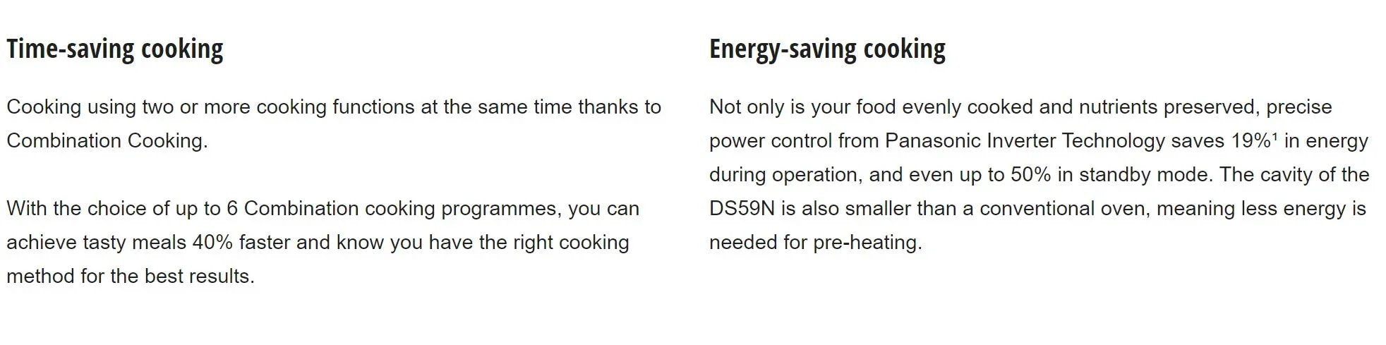 Panasonic 27L Combination Flatbed Inverter 1000W Microwave - Black NN-DS59NBQPQ - LX2001 - Homewares, Outdoor, Phone Accessories, Cases, Speakers, Headphones + More -