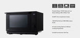 Panasonic 27L Combination Flatbed Inverter 1000W Microwave - Black NN-DS59NBQPQ - LX2001 - Homewares, Outdoor, Phone Accessories, Cases, Speakers, Headphones + More -