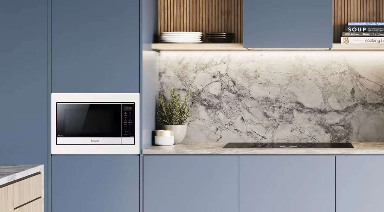 Panasonic 27L Flatbed Inverter 1000W Microwave - White NN-SF564WQPQ - LX2001 - Homewares, Outdoor, Phone Accessories, Cases, Speakers, Headphones + More -