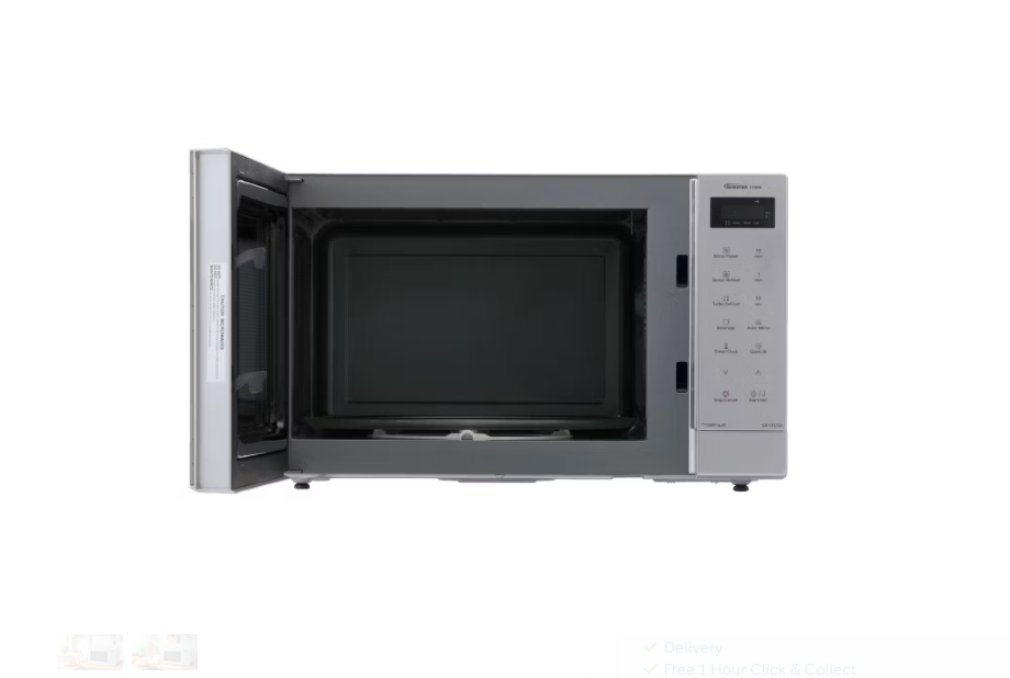 Panasonic 32L Genius Inverter Microwave - Stainless Steel