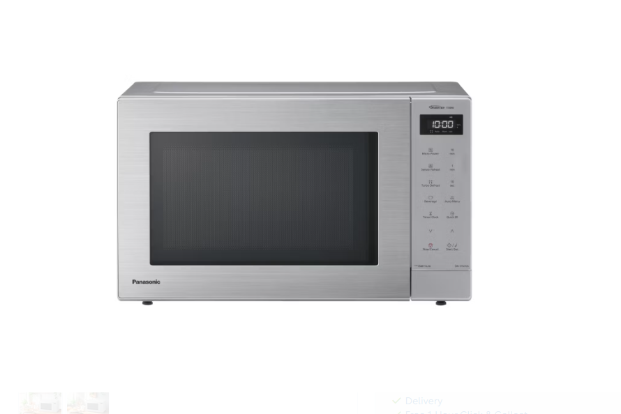 Panasonic 32L Genius Inverter Microwave - Stainless Steel