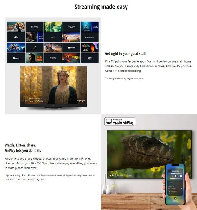 Panasonic 42" Z85 Smart 4K OLED TV (2024) with Fire OS - LX2001 - Homewares, Outdoor, Phone Accessories, Cases, Speakers, Headphones + More -