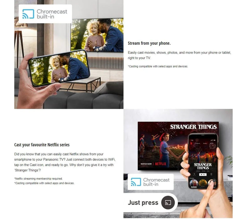 Panasonic 43" W70A Smart 4K LED TV (2024) with Google TV OS - LX2001 - Homewares, Outdoor, Phone Accessories, Cases, Speakers, Headphones + More -