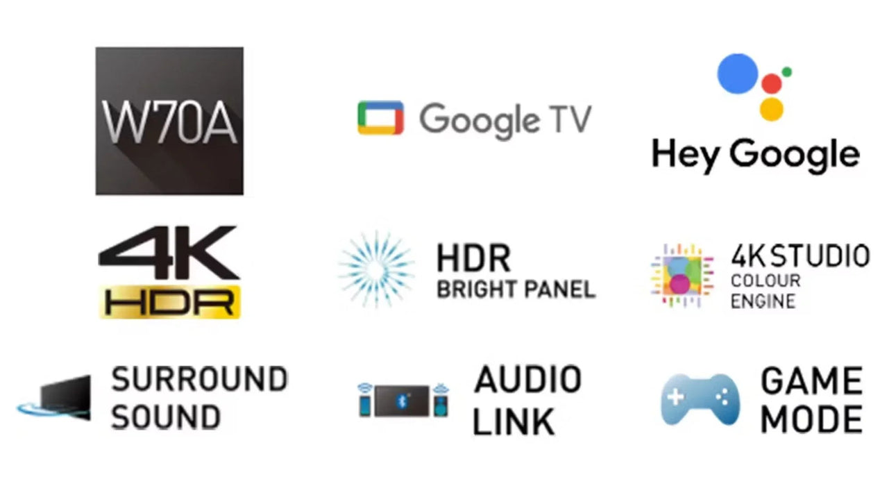 Panasonic 43" W70A Smart 4K LED TV (2024) with Google TV OS - LX2001 - Homewares, Outdoor, Phone Accessories, Cases, Speakers, Headphones + More -