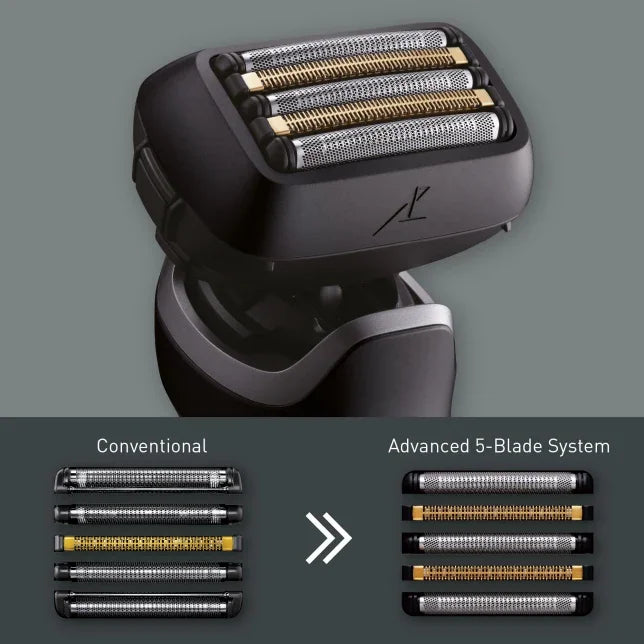 Panasonic 5-Blade Shaver w/ Auto Cleaning / Charging Station - Silver / Black - LX2001 - Homewares, Outdoor, Phone Accessories, Cases, Speakers, Headphones + More -