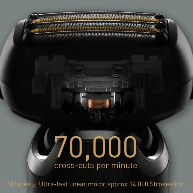 Panasonic 5-Blade Shaver w/ Auto Cleaning / Charging Station - Silver / Black - LX2001 - Homewares, Outdoor, Phone Accessories, Cases, Speakers, Headphones + More -