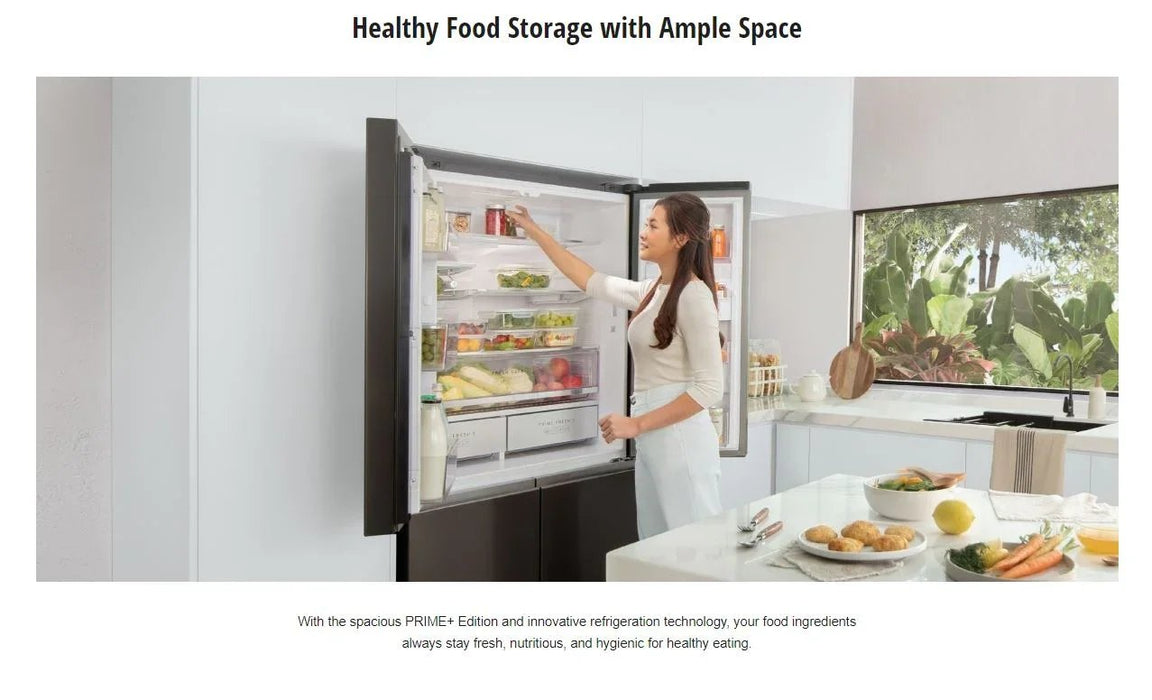 Panasonic 618L Quad Door Fridge Freezer w Ice Water Dispenser Stainless Steel - LX2001 - Homewares, Outdoor, Phone Accessories, Cases, Speakers, Headphones + More -