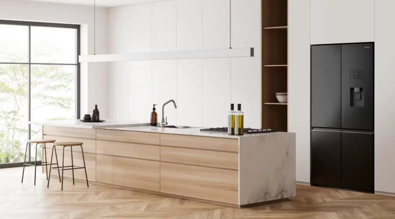 Panasonic 618L Quad Door Fridge Freezer with Ice & Water Dispenser Black Steel - LX2001 - Homewares, Outdoor, Phone Accessories, Cases, Speakers, Headphones + More -