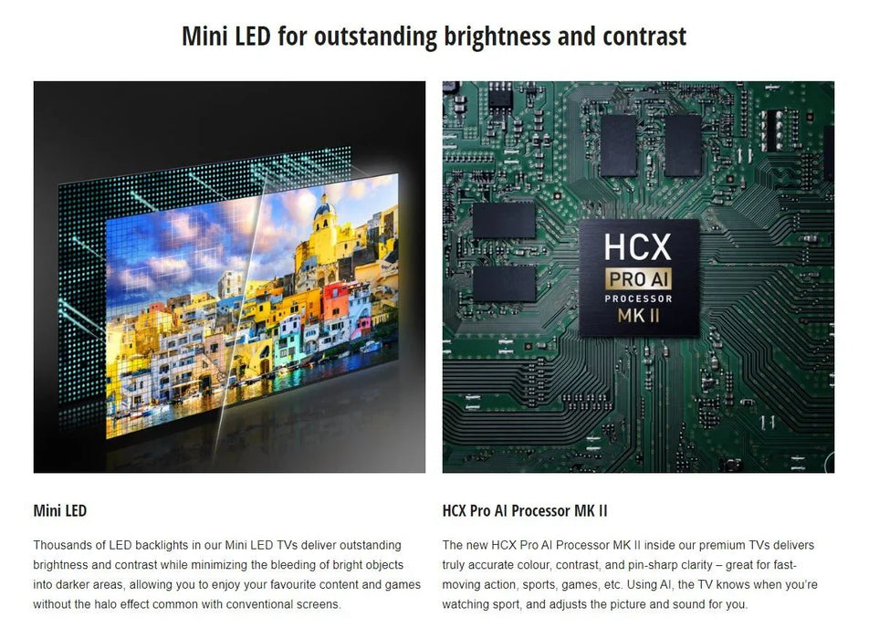 Panasonic 65" W95A Smart 4K Mini-LED TV (2024) with Fire OS - LX2001 - Homewares, Outdoor, Phone Accessories, Cases, Speakers, Headphones + More -