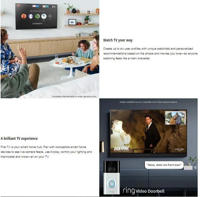 Panasonic 65" inch Z85 OLED 4K HDR Smart TV with Fire OS - LX2001 - Homewares, Outdoor, Phone Accessories, Cases, Speakers, Headphones + More -