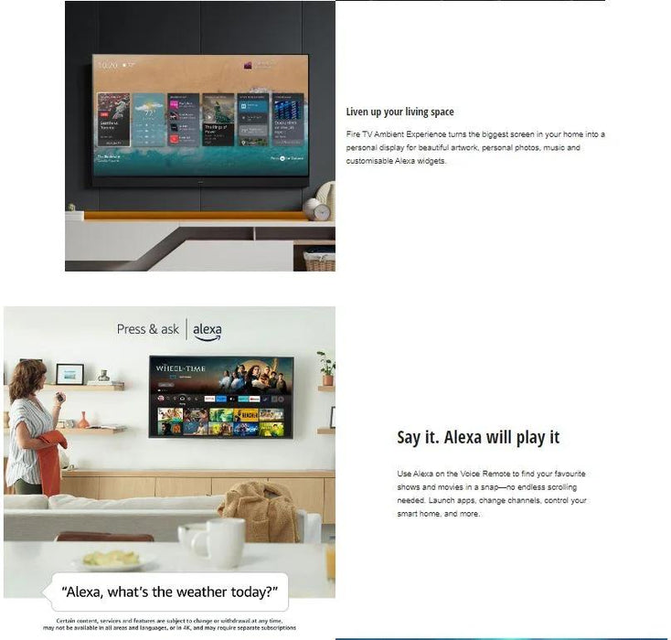 Panasonic 65" inch Z85 OLED 4K HDR Smart TV with Fire OS - LX2001 - Homewares, Outdoor, Phone Accessories, Cases, Speakers, Headphones + More -