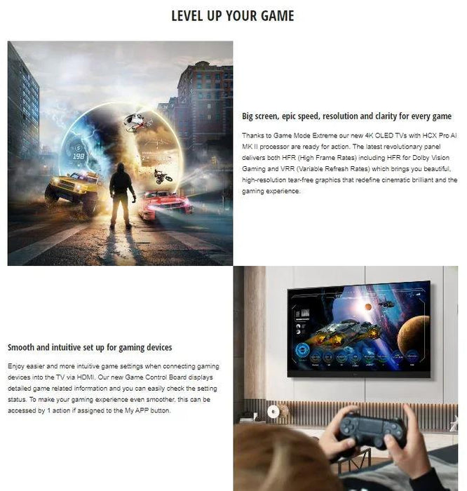 Panasonic 65" inch Z85 OLED 4K HDR Smart TV with Fire OS - LX2001 - Homewares, Outdoor, Phone Accessories, Cases, Speakers, Headphones + More -