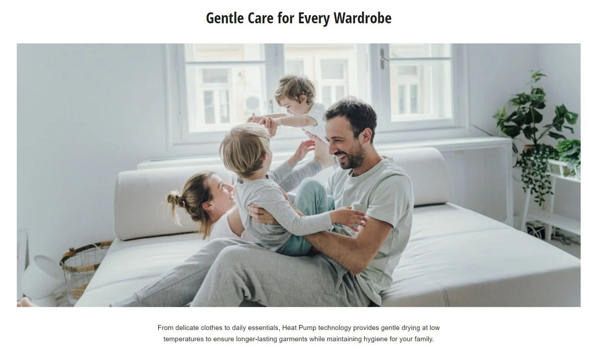 Panasonic 9kg Heat Pump Dryer with Gentle Drying & Hygiene Care 12 Program - LX2001 - Homewares, Outdoor, Phone Accessories, Cases, Speakers, Headphones + More -