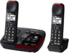 Panasonic KX-TGM422AZB Amplified Cordless Phone Twin Pack - LX2001 - Homewares, Outdoor, Phone Accessories, Cases, Speakers, Headphones + More -