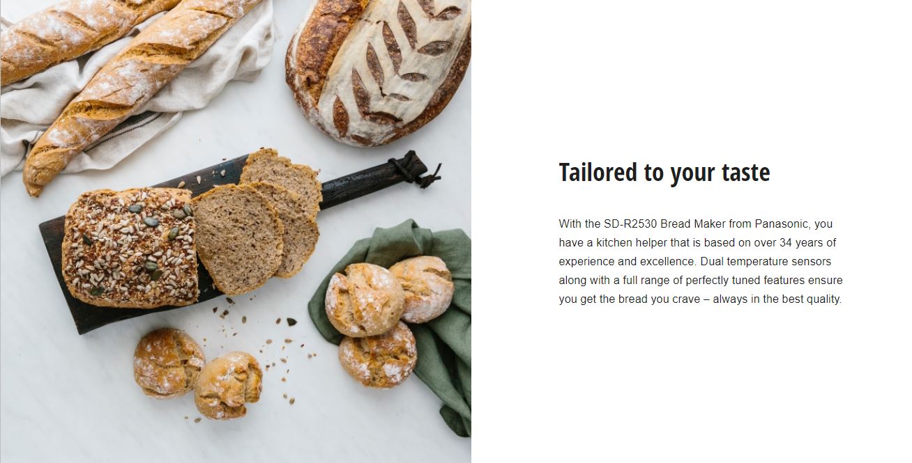 Panasonic Bread Maker Breadmaker - White SD-R2530WST