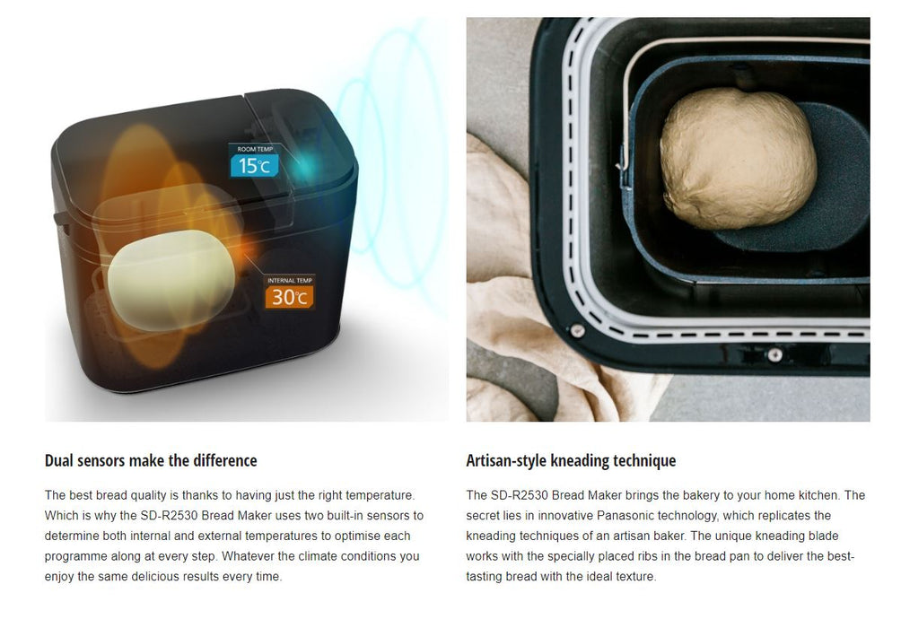 Panasonic Bread Maker Breadmaker - White SD-R2530WST