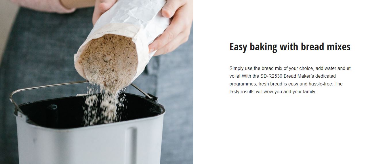 Panasonic Bread Maker Breadmaker - White SD-R2530WST