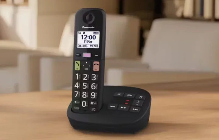 Panasonic Cordless Phone with Large Button - LX2001 - Homewares, Outdoor, Phone Accessories, Cases, Speakers, Headphones + More -
