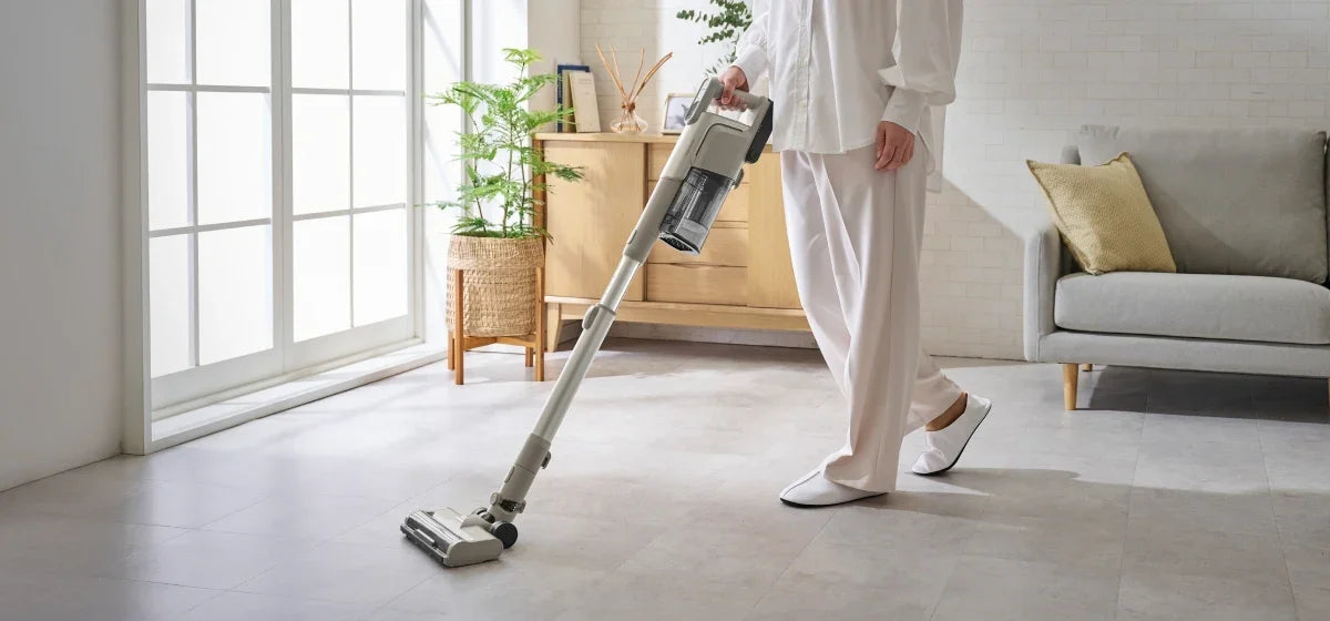 Panasonic Cordless Stick Vacuum Cleaner w/ Stand - Beige - LX2001 - Homewares, Outdoor, Phone Accessories, Cases, Speakers, Headphones + More -