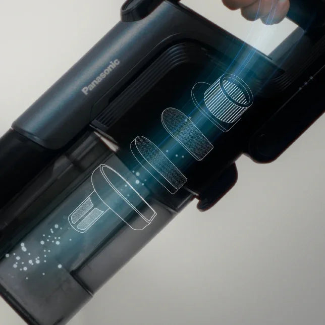 Panasonic Cordless Stick Vacuum Cleaner w/ Stand & Dust Sensor - Black - LX2001 - Homewares, Outdoor, Phone Accessories, Cases, Speakers, Headphones + More -