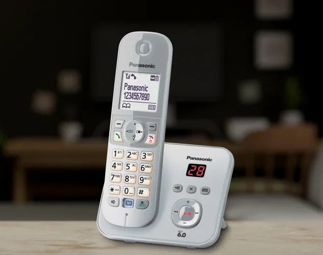 Panasonic KX-TG6822NZS Cordless Phone Twin Pack - LX2001 - Homewares, Outdoor, Phone Accessories, Cases, Speakers, Headphones + More -