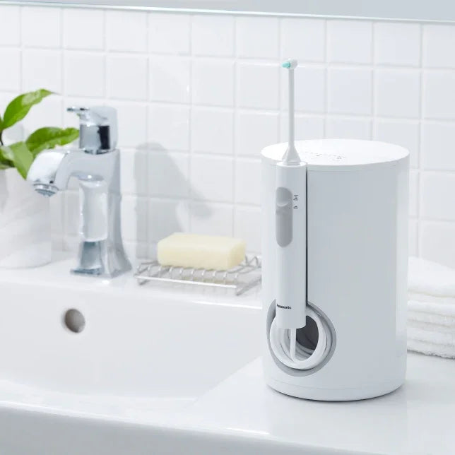 Panasonic Oral Irrigator w/ Orthodontic Nozzle & Ultrasonic Technology - White - LX2001 - Homewares, Outdoor, Phone Accessories, Cases, Speakers, Headphones + More -