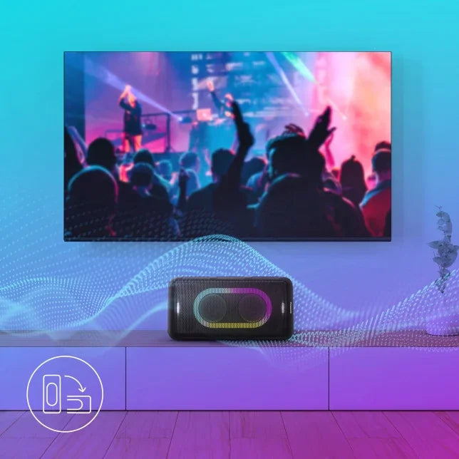 Panasonic SC-BMAX10 150W Wireless Portable Party Speaker - Black - LX2001 - Homewares, Outdoor, Phone Accessories, Cases, Speakers, Headphones + More -