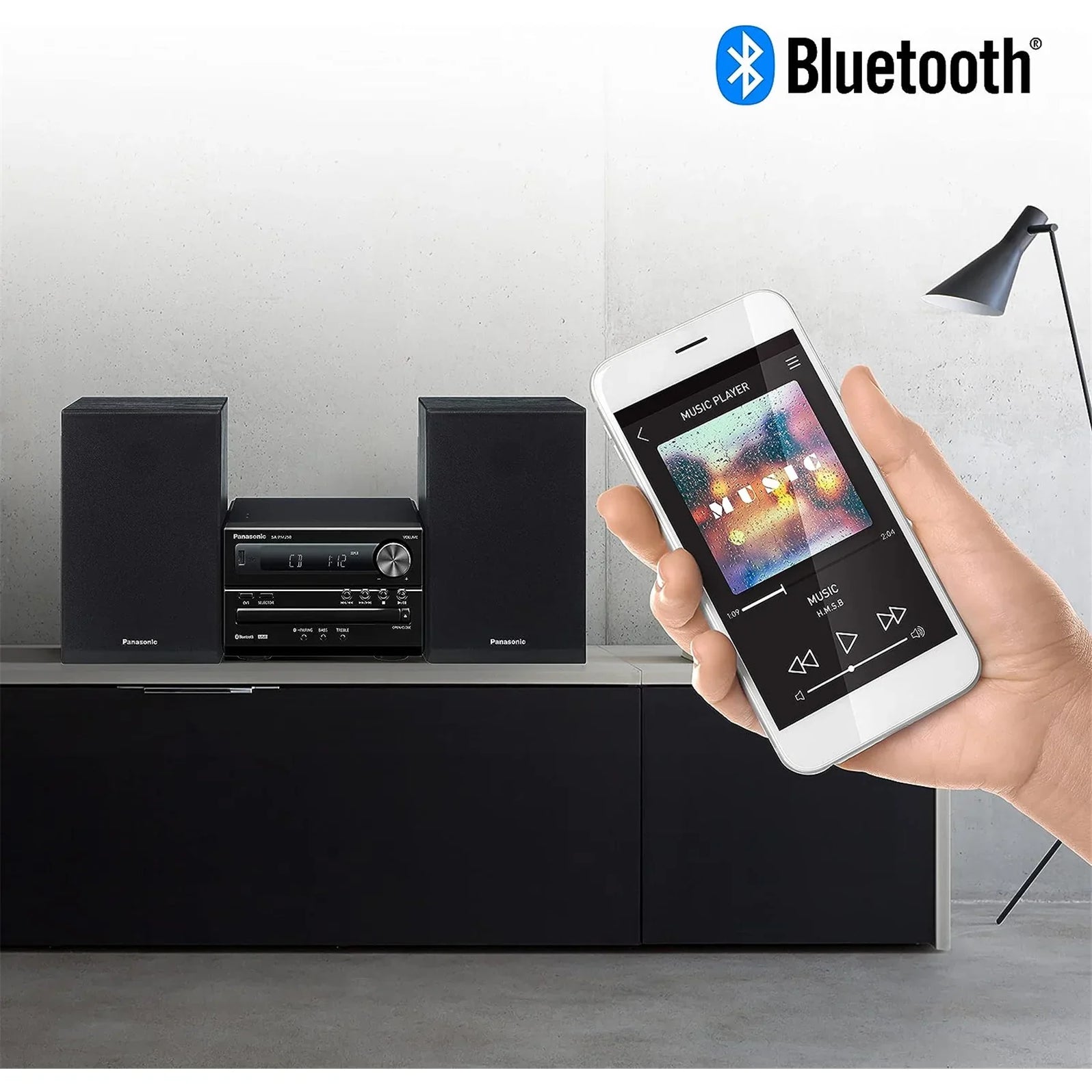 Panasonic SC-PM250GN Micro CD Hi-Fi System - Silver — LX2001 ...