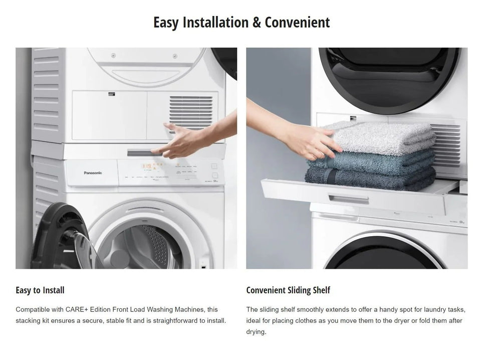 Panasonic Stacking Kit for Heat Pump Dryer & FR-FC Washing Machines N-SK4W - LX2001 - Homewares, Outdoor, Phone Accessories, Cases, Speakers, Headphones + More -