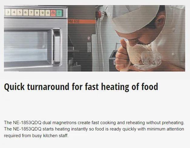 Panasonic Stainless 18L Commercial Microwave, 5 Stage Cooking NE-1853QDQ - LX2001 - Homewares, Outdoor, Phone Accessories, Cases, Speakers, Headphones + More -