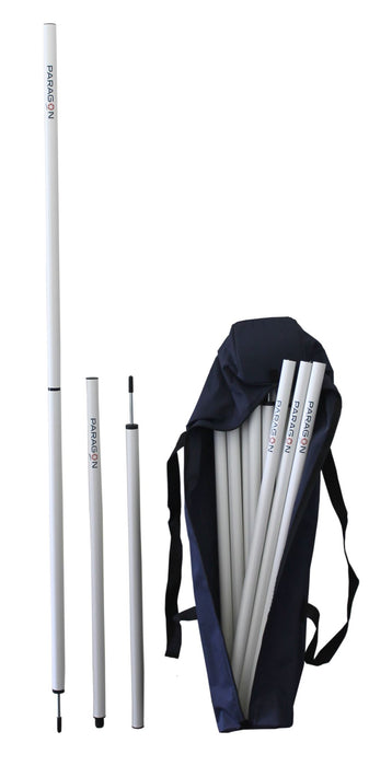 Paragon 2 piece Agility Poles - Set of 12 - White