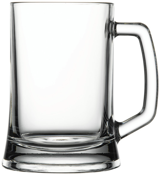 Pasabahce Glass Munich Beer Mug 500ml - Oktoberfest Stein Glass