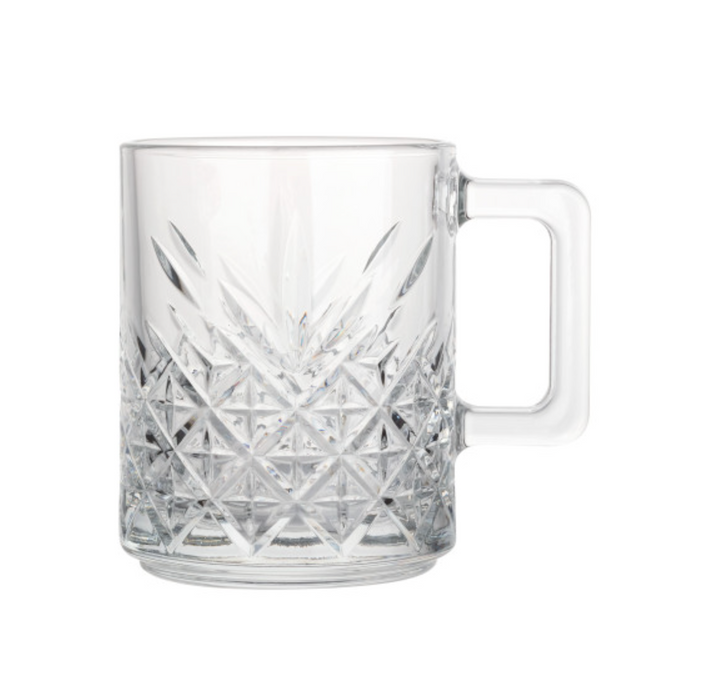 Pasabahce Glass Timeless Mug 250ml - Set 2