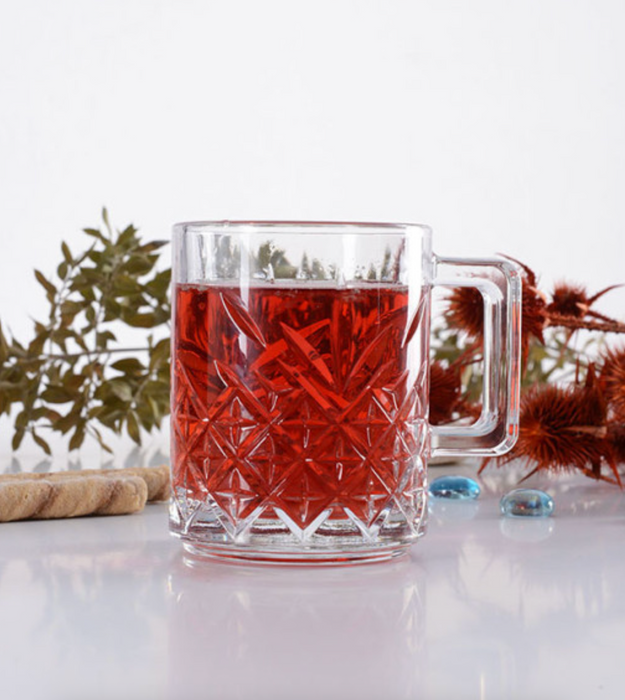 Pasabahce Glass Timeless Mug 250ml - Set 2