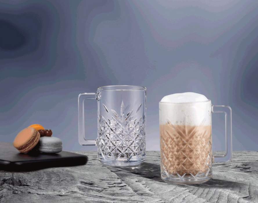 Pasabahce Glass Timeless Mug 310ml - Set 2