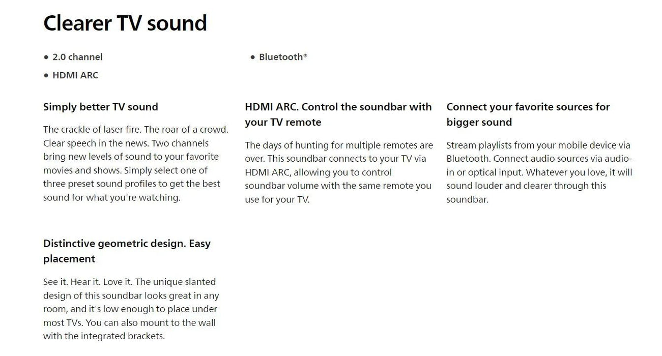 Philips TAB5105 TV Soundbar Speaker TAB5105 - LX2001 - Homewares, Outdoor, Phone Accessories, Cases, Speakers, Headphones + More -