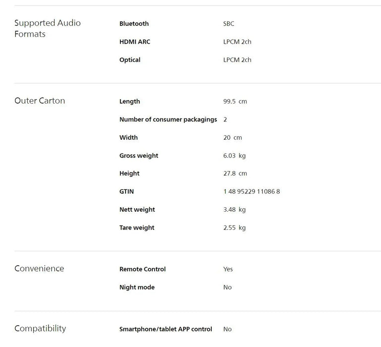 Philips TAB5105 TV Soundbar Speaker TAB5105 - LX2001 - Homewares, Outdoor, Phone Accessories, Cases, Speakers, Headphones + More -