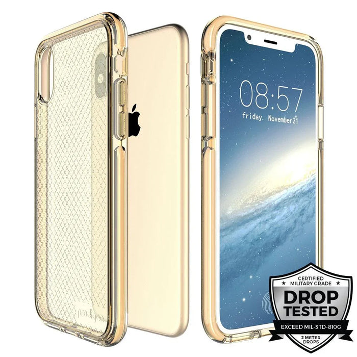 Prodigee Apple iPhone X Safetee Case - Gold - LX2001 - Homewares, Outdoor, Phone Accessories, Cases, Speakers, Headphones + More -