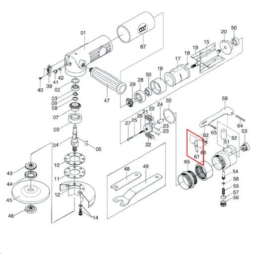 M7 Safety Lever For Qb-115 Air Angle Grinder - LX2001 - Homewares, Outdoor, Phone Accessories, Cases, Speakers, Headphones + More -