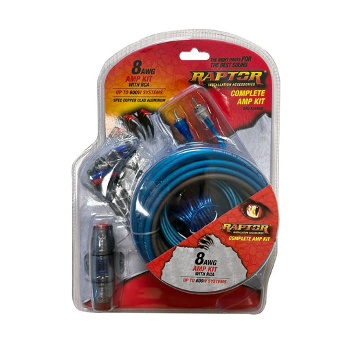 Raptor Amplifier Kit 8Ga - Mini Anl Up To 600W Rms Amplifier - LX2001 - Homewares, Outdoor, Phone Accessories, Cases, Speakers, Headphones + More -