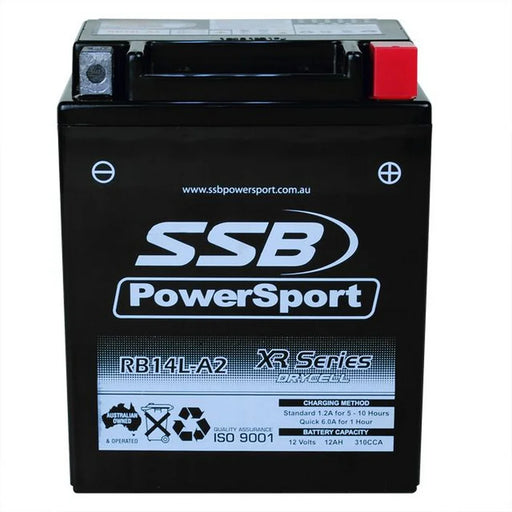 Motorcycle motorbike battery (YB14L-A2) AGM 12V 12AH 310CCA BY SSB - LX2001 - Homewares, Outdoor, Phone Accessories, Cases, Speakers, Headphones + More -