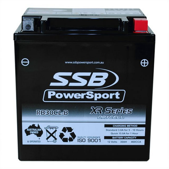 Motorcycle motorbike battery (YB30CL-B) AGM 12V 30AH 460CCA SSB