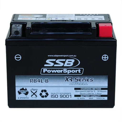 Motorcycle motorbike battery (YB4L-B) AGM 12V 4AH 105CCA BY SSB - LX2001 - Homewares, Outdoor, Phone Accessories, Cases, Speakers, Headphones + More -