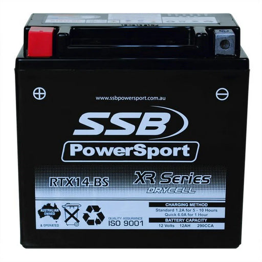 Motorcycle motorbike battery (YTX14-BS) AGM 12V 12AH 290CCA SSB - LX2001 - Homewares, Outdoor, Phone Accessories, Cases, Speakers, Headphones + More -