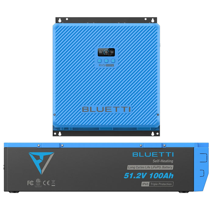 Bluetti Rv5 + B4810 Combo Incl. Cables