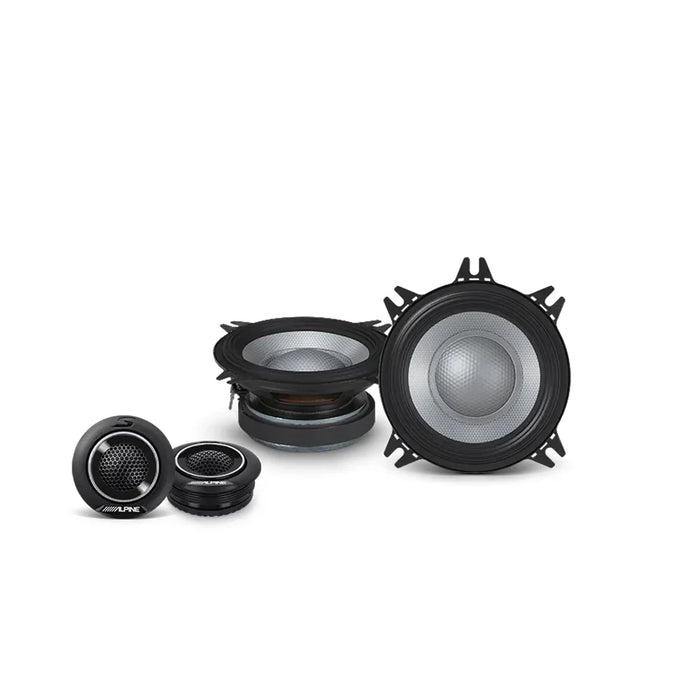 Alpine Type S 4" Component Speaker 2-Way 45W Rms @ 4Ohm (S2 Series) - LX2001 - Homewares, Outdoor, Phone Accessories, Cases, Speakers, Headphones + More -
