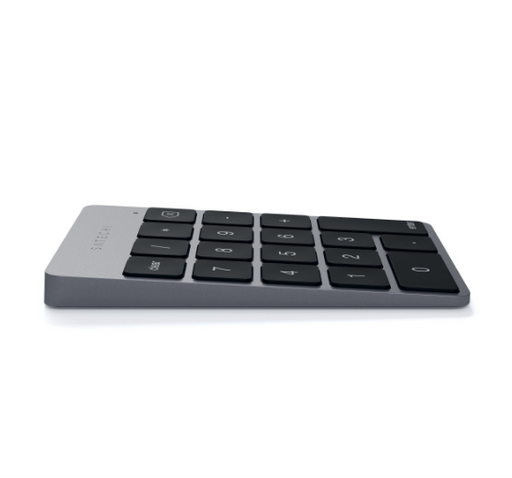 SATECHI Slim Wireless Bluetooth Rechargeable MacBook Keypad - Space Grey ST-SALKPM 879961006396 - LX2001 - Homewares, Outdoor, Phone Accessories, Cases, Speakers, Headphones + More -